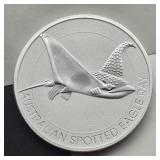 1.5 OZ FINE SILVER AUSTRALIAN SPOTTED RAY COIN