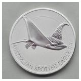 1.5 OZ FINE SILVER AUSTRALIAN SPOTTED RAY COIN