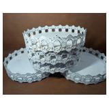5 Round Trays Creative Co-Op
