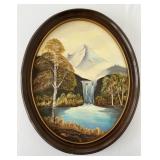 Vintage Bob Ross Style Landscape Original