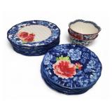 11 pcs Pioneer Woman Dinnerware Plates & Bowls
