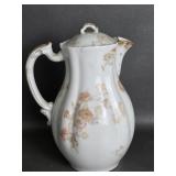 Antique H & C Limoges Haviland Floral Teapot W/