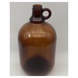 1 GALLON BROWN GLASS JUG