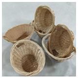 Collection of 6 Large Woven Baskets