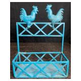METAL ROOSTER HANGING KITCHEN/SPICE RACK