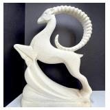 19' Haeger Pottery Gazelle, Vintage Deco Design,