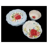 6pcs Pioneer Woman Dinnerware Dishes Plates Bowls
