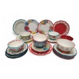 30 Pcs Pioneer Woman Dinnerware Dishes Plates