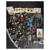 FASHION JEWELRY EARRINGS, BROOCHES, NECKLACES &
