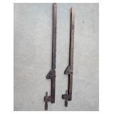 Vintage Wood Bar Clamps