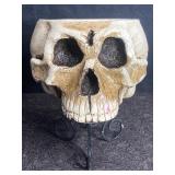 SKULL BOWL ON STAND