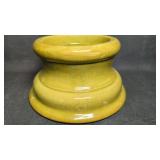Pea Green Ceramic Pedestal, Plant Stand , Display