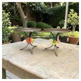 Two New Decorative Small Metal Plant Stands,