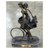 Bronze Sculpture 'Playtime' After Louis Icart