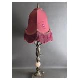Art Deco Bronzed Figural Table Lamp TM