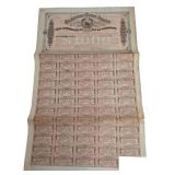 Confederate States Civil War Bond Sheet