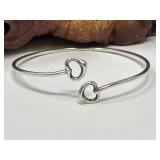 Tiffany & Co. Elsa Perreti Sterling Silver Double