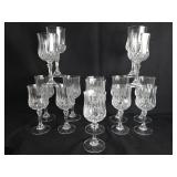 Longchamp Cristal D'Arques Wine Glasses & Water