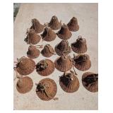 18 Wicker Bells