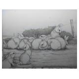 "The Hair Line" Limited Edition Sue Rupp Signed &