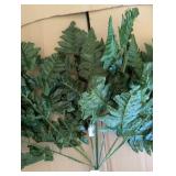 NOS Large Lot Faux Greenery, Artificial Leather