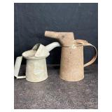 2 VINTAGE GAS STATION OIL/FUEL CANS