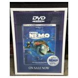 FRAMED FINDING NEMO DVD ADVERTISEMENT POSTER