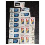 19 STAMP BOOKLETS OF 20 STAMPS EACH .29 CENT