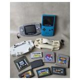Gameboy Color & Gameboy Advance W/ Games + Powers