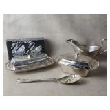 Godinger Swans Salt & Pepper Silverplate , Silver