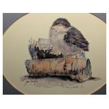 'On a Roll' Vintage Art Framed Jean Haefele