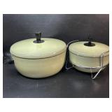 Vtg Bounty Wearever Avocado Green Cookware