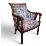 Stein World Lena Barrel Accent Chair Leopard