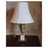 Vintage Onyx Table / Parlor Lamp
