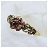 SZ. 8, 10K YELLOW & ROSE GOLD RING