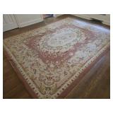 1930's Hooked Wool Area Rug