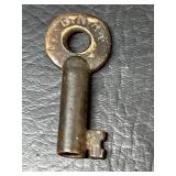 Brass RR Switch Key GNRR ? Great Northern ?