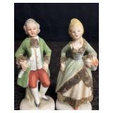 VINTAGE VICTORIAN PORCELAIN COUPLE JAPAN