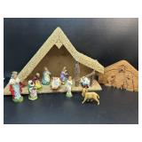 Vintage Italian Nativity Set & Crï¿½che Jesus is