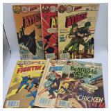 CHARLTON COMICS. ATTACK, FIGHTIN' 5 & BATTLEFIELD