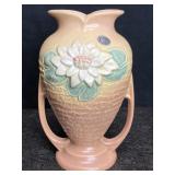 VINTAGE HULL ART POTTERY DOUBLE HANDED WATER LILY