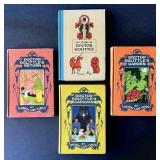 Vintage Doctor Dolittle Books, 4 Volumes, Hugh