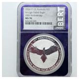 2024 P125 AUSTRALIA $1 WEDGE-TAILED EAGKE 10TH