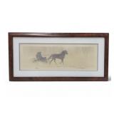 Amish Blizzard Scene Photograph Limited Edition