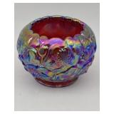 VINTAGE FENTON CARNIVAL ART-GLASS ROSE BOWL