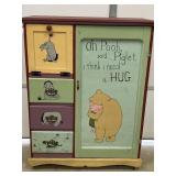 NEAT WINNIE THE POOH THEMED WARDROBE/DRESSER ON
