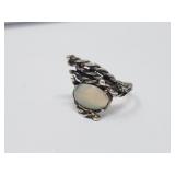 Silver & Opal Ring
