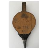 Vintage Primitive Wood Fire Bellows for Display