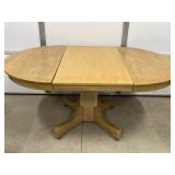 ROUND WOOD DINNING TABLE PROJECT W/ 2 FT. LEAF