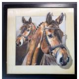 Lenticular Horses Print 3D Effect Framed 17'